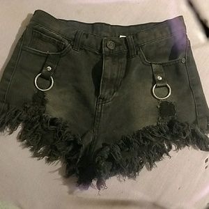 Unif shredder Highwaisted shorts